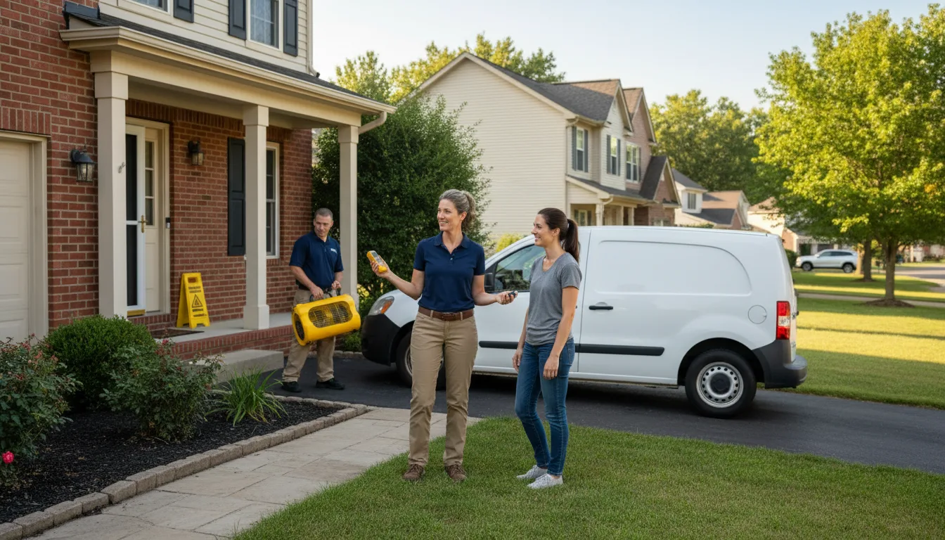 Water restoration image for Home Water Damage Repair in Fountain Green, UT